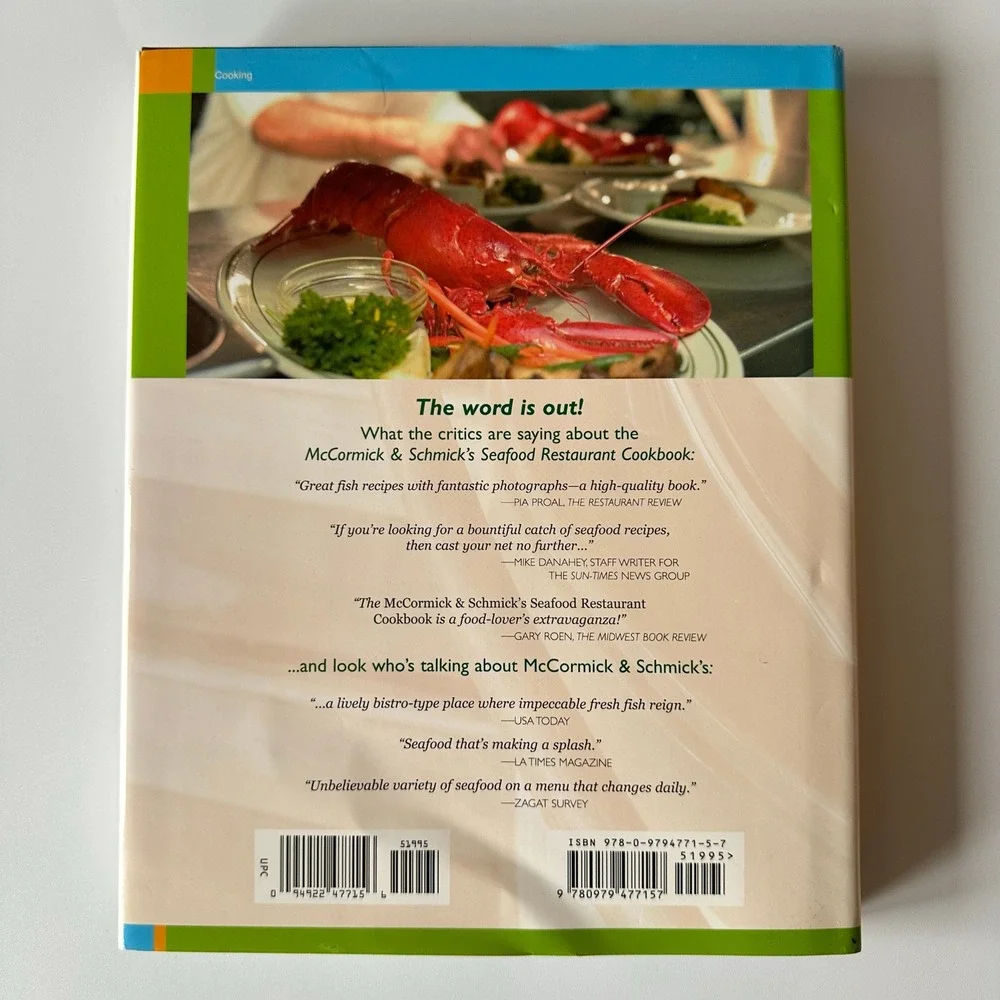 McCormick & Schmick's Seafood Cookbook King 2008 Hardcover 2nd Ed DJ Very‎ Good